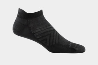 Darn Tough 1033 Men's Black Run No Show Tab No Cushion Ultra-Lightweight Running Sock
