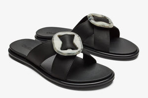 Olukai Women's La‘i Slide (20511-LRLR) Black