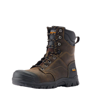Ariat 10042496 Treadfast 8" Waterproof Steel Toe Work Boot