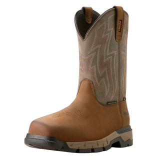 Ariat Rebar Flex SD Composite Toe Work Boot (10053616) DISTRESSED BROWN|STONE