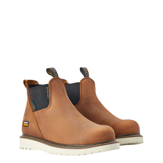 Ariat Women's Rebar Wedge Chelsea Waterproof Composite Toe Work Boot, 10042564