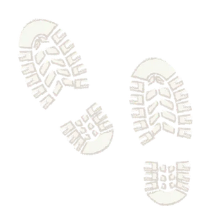 Outline of a boot sole with tread pattern on a white background | Boots & Soles | Effingham, IL