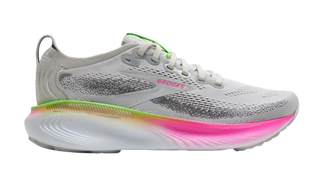 Brooks Women's Adrenaline GTS 25 (120443-053) Oyster/Pink/Green