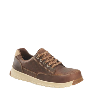 Carolina Women's S-117 ESD Oxford Aluminum Toe Work Shoe (CA5674) Dark Brown