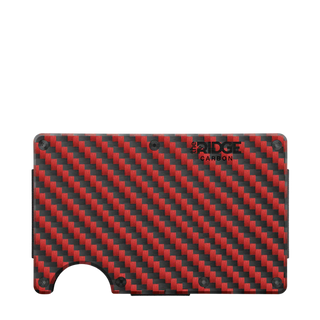 Ridge Wallet - Red Carbon Fiber