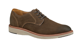 JM STYLE 20-4340 UPTON PLAIN TOE DARK BROWN NUBUCK