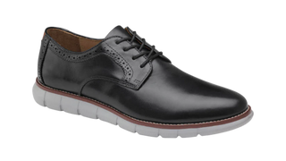 JM STYLE 20-8371 HOLDEN PLAIN TOE (BLACK/GRAY)