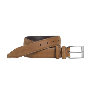 Johnston & Murphy Distressed Brown Belt