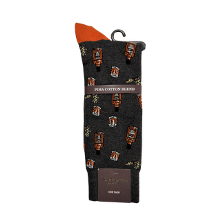 Johnston & Murphy Novelty Socks (44-30516) Whiskey bottle/cigar