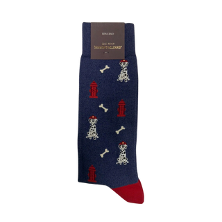 Johnston & Murphy Socks (44-30376) Denim Dalmatian