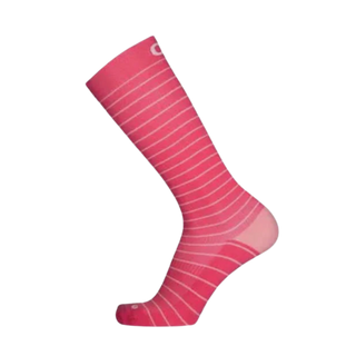 OS1st Wellness Compression Socks | Over the Calf (OS1-4134) Pink Stripes