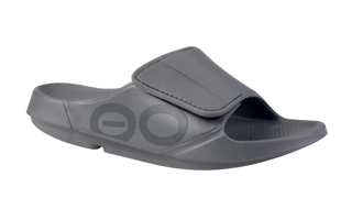 Oofos Men's OOahh Sport Flex Sandal - Slate #1550