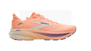 Brooks Women's Ghost 18 (120482-857) Peach/Grape/Coconut
