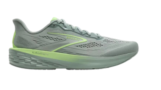 Brooks Men's Launch 12 (110481-306) Gray Mist/Green