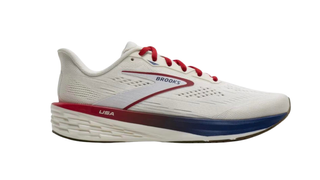 Brooks Men's Launch 12 USA (110481-231) Coconut/Red/Blue