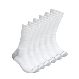 Red Wing (97268) 6 Pack Crew Socks - White