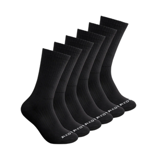Red Wing (97269) 6 Pack Crew Socks - Black