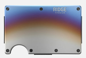 Ridge Wallet - Burnt Titanium