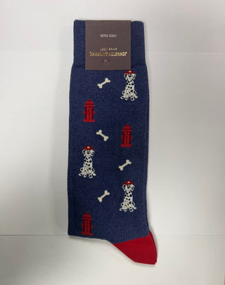 Johnston & Murphy Socks (44-30376) Denim Dalmatian