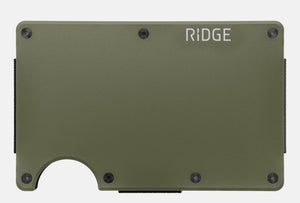 Ridge Wallet - Matte Olive