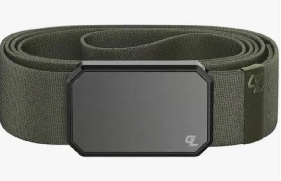 Groove Life Belt Deep Olive Gun Metal