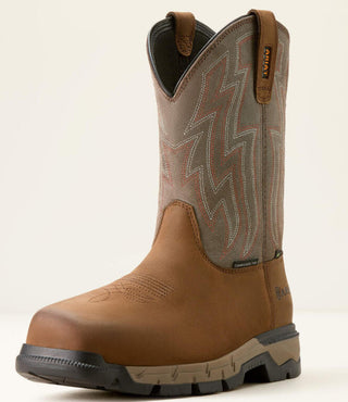Ariat Rebar Flex SD Composite Toe Work Boot (10053616) DISTRESSED BROWN|STONE