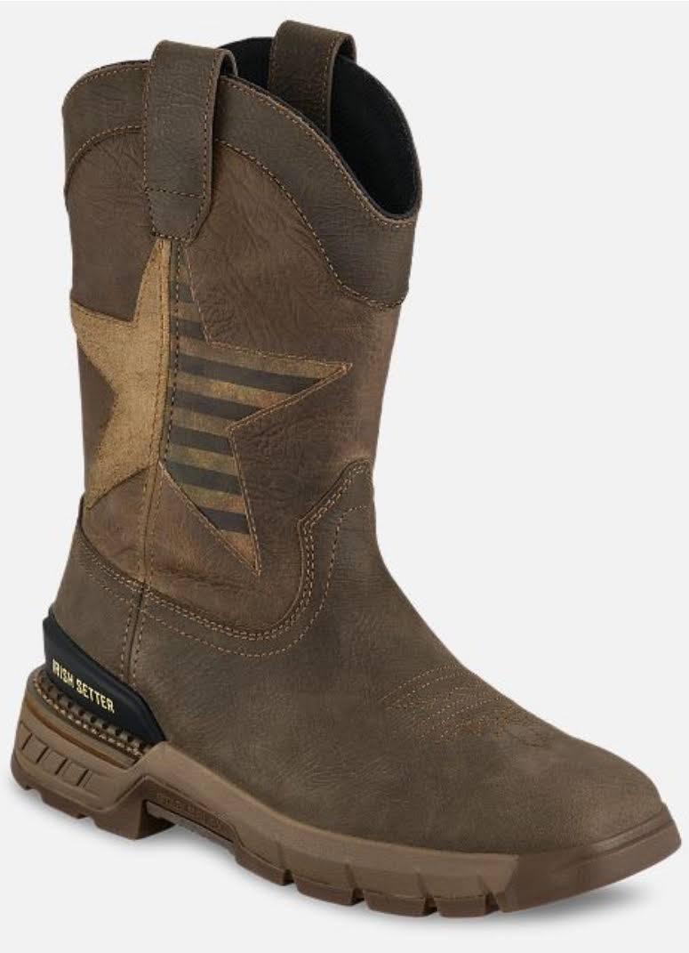 IRISH SETTER 83995 TWO HARBORS MEN'S 11-INCH LEATHER SOFT TOE PULL-ON BOOT